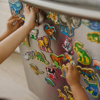 Buy now Melissa & Doug Wooden Magnets Set - Animals and Dinosaurs with 40 Wooden Magnets at indiglob india