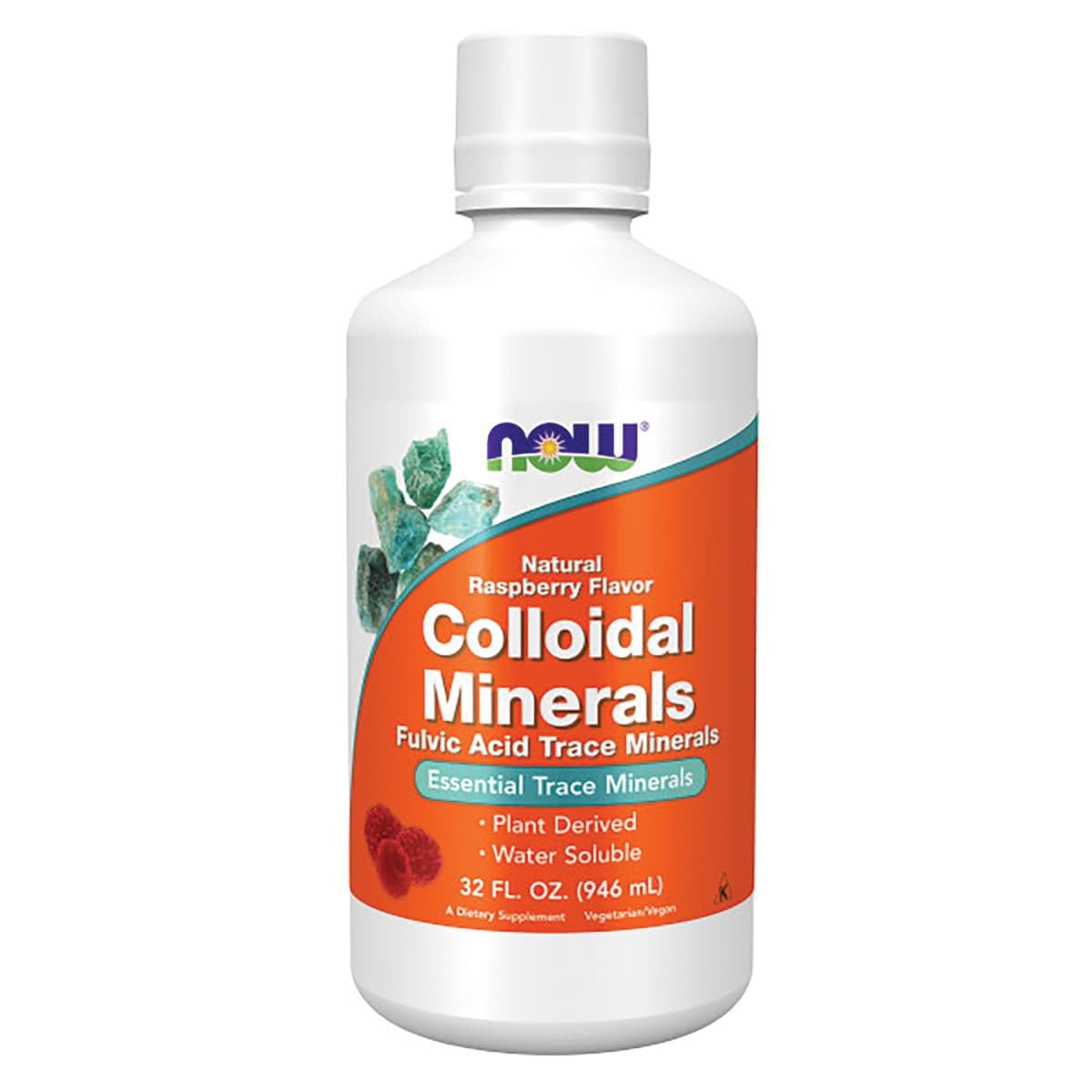 Buy now NOW Foods Supplements, Colloidal Minerals Liquid, Plant Derived, Essential Trace Minerals, Raspberry, 32-Ounce at indiglob india