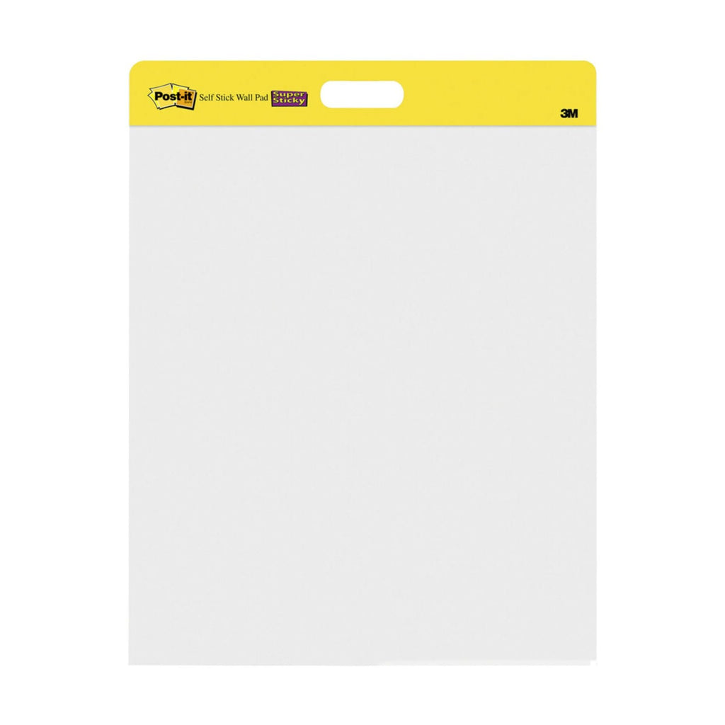 3M Post-it Easel Pad, 20 x 23 in, White, 2 Pack, Command Strips included
