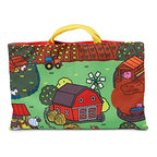 Buy now Melissa & Doug Take-Along Farm Baby and Toddler Play Mat (19.25 x 14.5 inches) With 9 Animals - Folds To Be Convenient Storage Bag for Travel at indiglob india