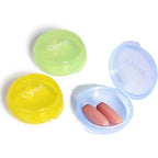 Buy now Opret Small Pill Box (3 Pcs), Cute Pill Case Portable for Pocket Purse Briefcase Travel Pills Box Medicine Storage Container Earplug Case Round Blue&green&yellow at indiglob india