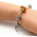 Buy now Yeshan Antique Silver Clip Lock Bead Charms with Rubber Stopper O-Rings at indiglob india