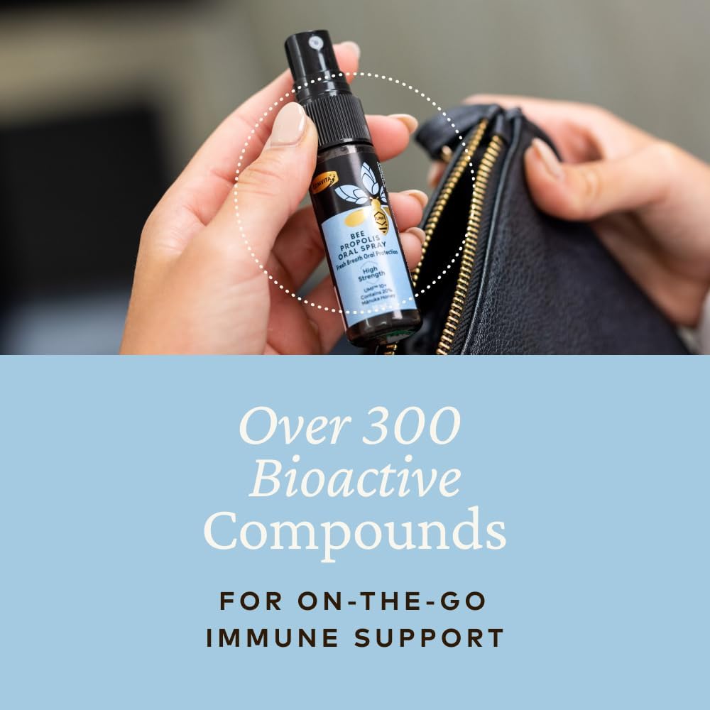 Buy now Comvita Bee Propolis Throat Spray - Natural Immune Support, Soothing Mint Flavor with New Zealand UMF 10+ Manuka Honey, Antioxidant, Dietary Supplement - 0.7 fl oz at indiglob india