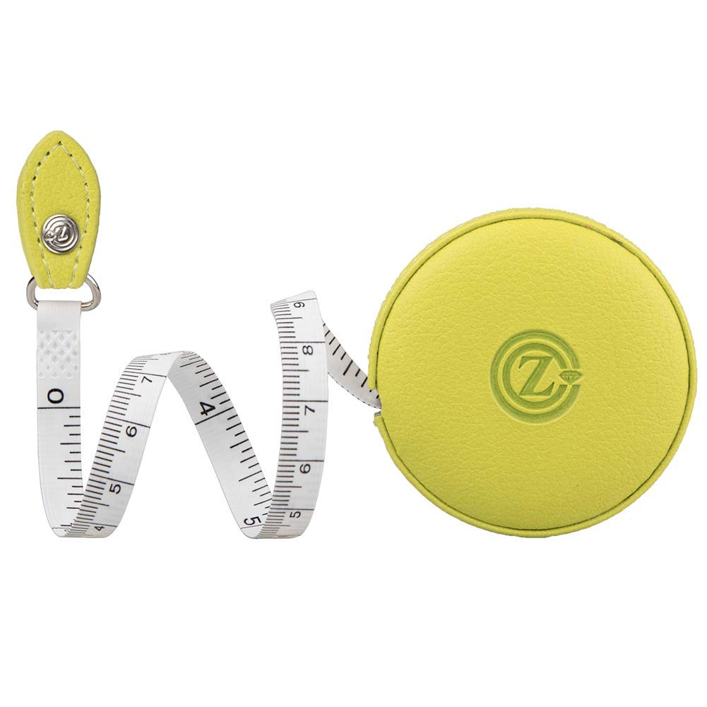 Buy now Sewing Tape Measure, Medical Body Cloth Tailor Craft Dieting Measuring Tape, 60 Inch/1.5M Dual Sided Retractable Ruler with Push Button Round at indiglob india