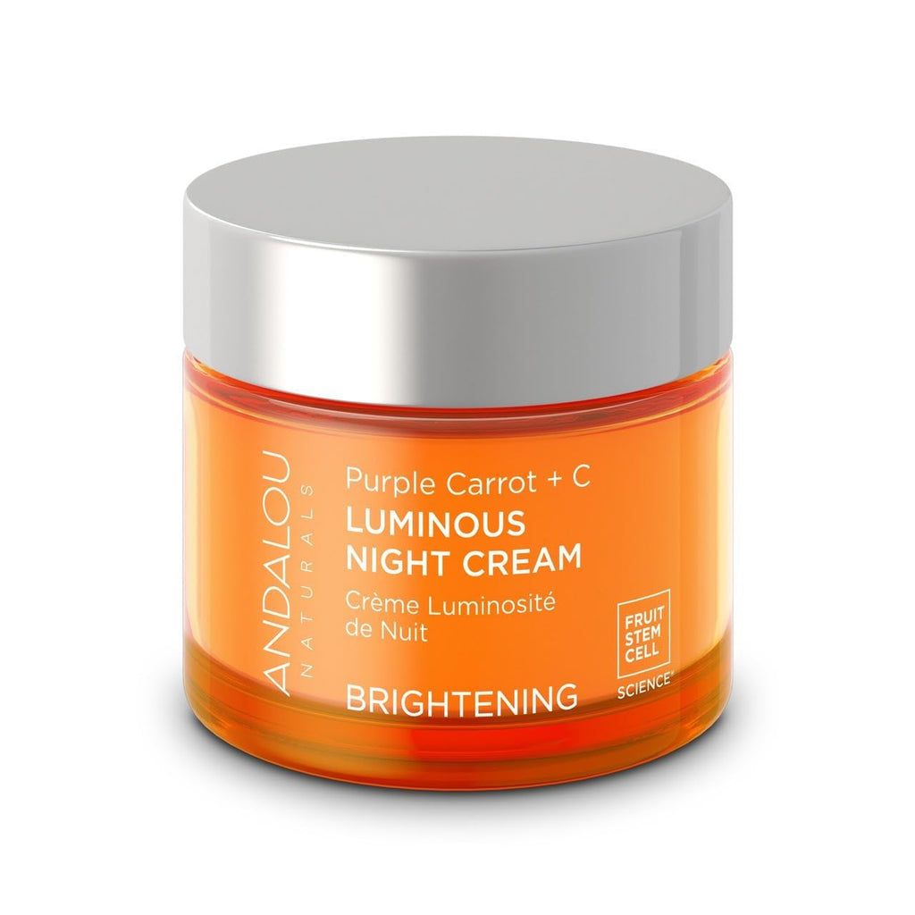 Buy now Andalou Naturals Purple Carrot + Vitamin C Luminous Skin Night Cream - Hydrating Face Moisturizer - With Fruit Stem Cell Complex for Radiant Skin - 1.7 fl oz Default at indiglob india
