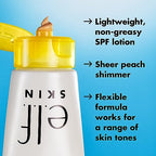 Buy now e.l.f. SKIN Suntouchable Whoa Glow SPF 30 Mini, Sunscreen & Makeup Primer For A Glowy Finish, Made With Hyaluronic Acid, Vegan & Cruelty-Free, Sunbeam at indiglob india