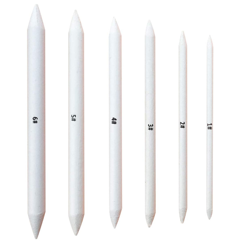 6 PCS Blending Stumps and Tortillions, Sketch Drawing Tools
