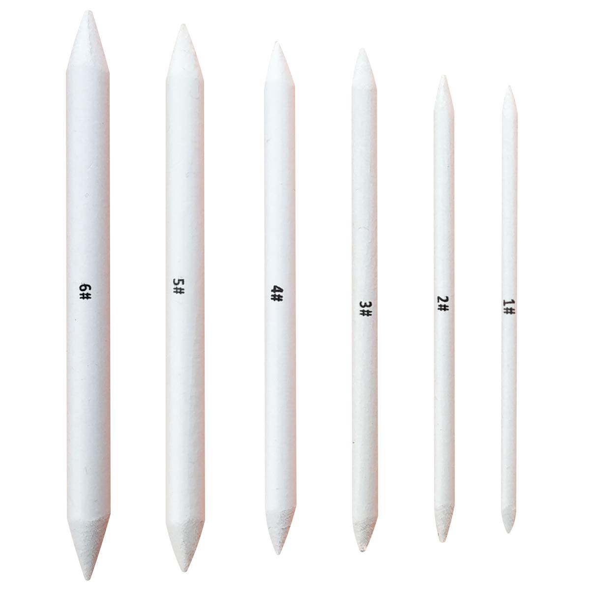 6 PCS Blending Stumps and Tortillions, Sketch Drawing Tools
