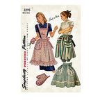 Buy now Simplicity SS9496OS Misses' Vintage Apron Sewing Pattern Kit, Code S9496, One Size at indiglob india