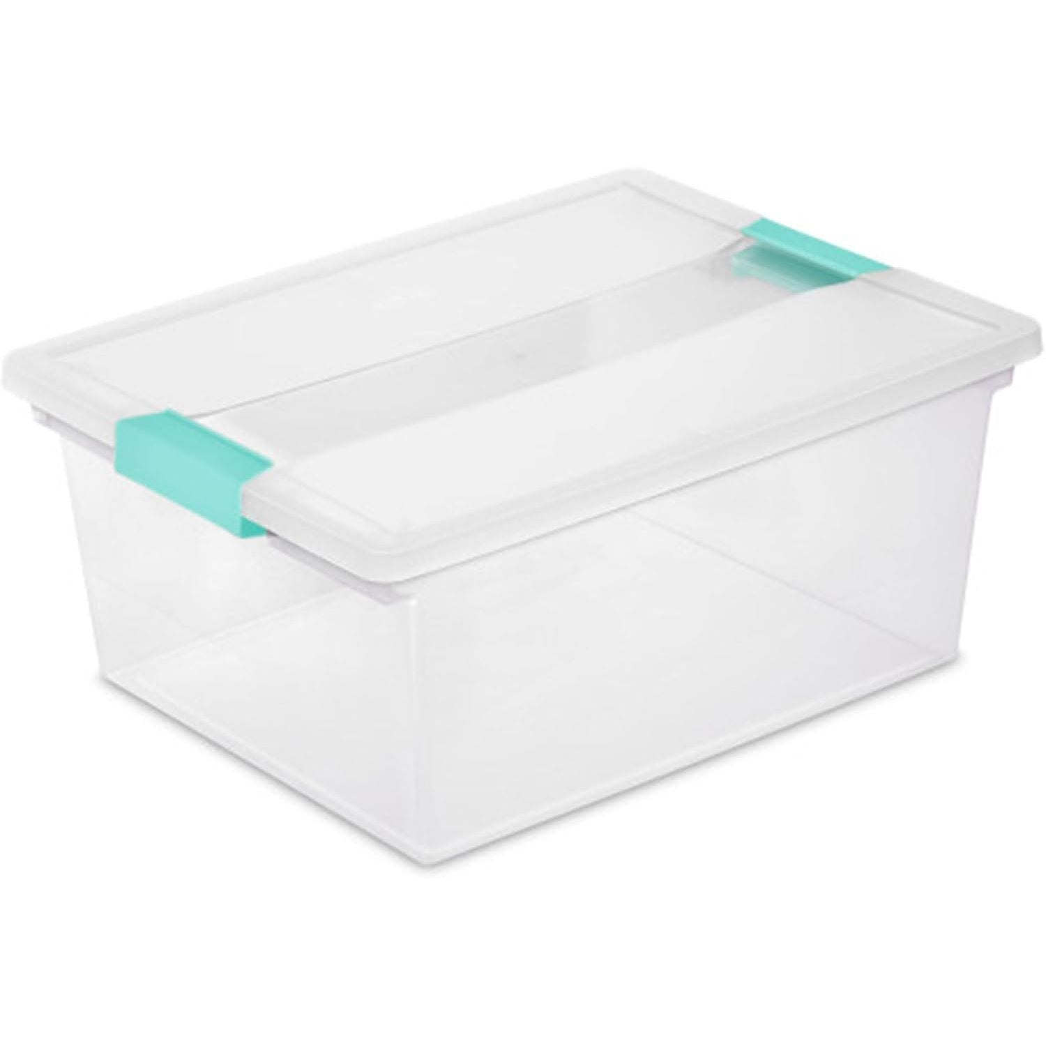 Buy now Sterilite 4-Pack Clip Box, Stackable Clear Plastic Bins with Latching Lids, Deep - Writing, Arts or Crafts Supplies Storage Containers for Home, Office, Classroom and Workshop Organization Deep 16 Pack at indiglob india