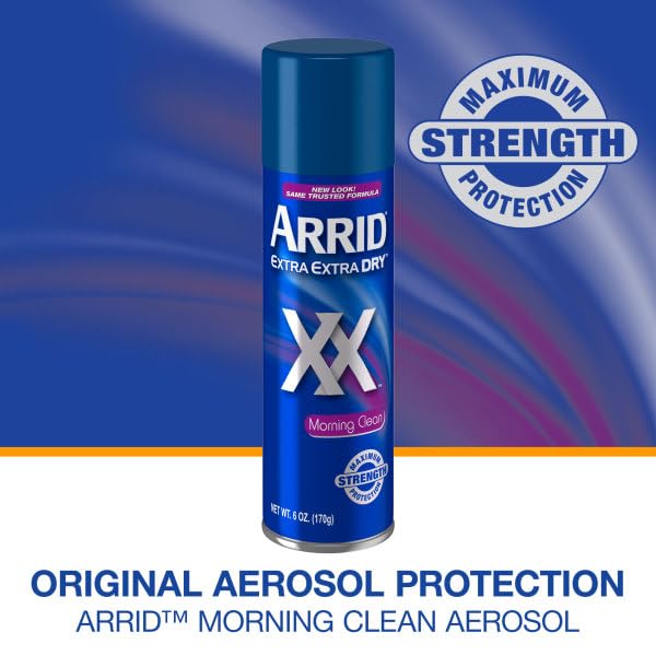 Buy now Arrid Deodorant 6 Ounce Aerosol XX Morning Clean (177ml) (2 Pack) at indiglob india