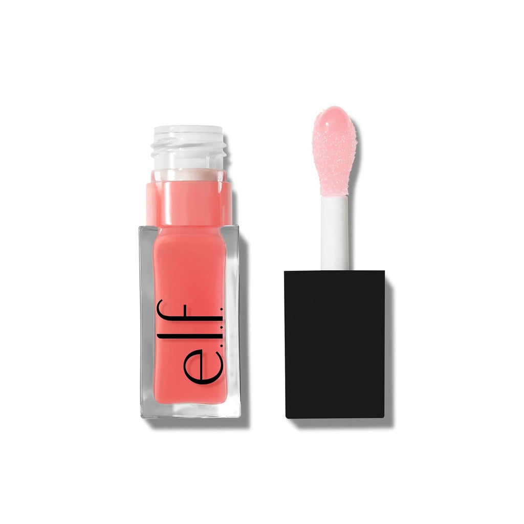 Buy now e.l.f. Glow Reviver Lip Oil, Nourishing Tinted Lip Oil For A High-shine Finish, Infused With Jojoba Oil, Vegan & Cruelty-free, Pink Quartz at indiglob india