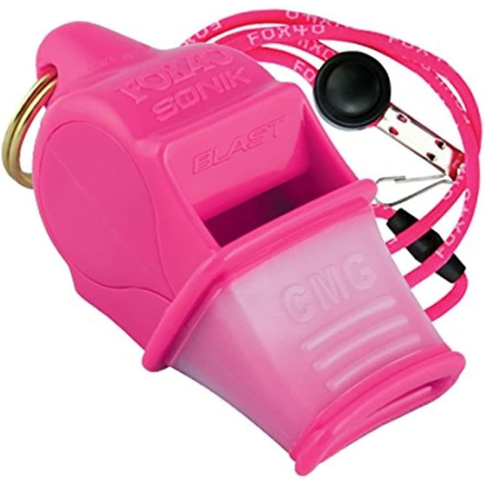 Buy now Fox 40 Sonik Blast CMG with Break Away Lanyard - Pink at indiglob india
