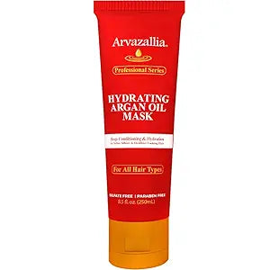 Buy now Arvazallia Hydrating Argan Oil Hair Mask and Deep Conditioner for Dry or Damaged Hair (8.45 oz Jar) 8.5 Fl Oz- Tube at indiglob india