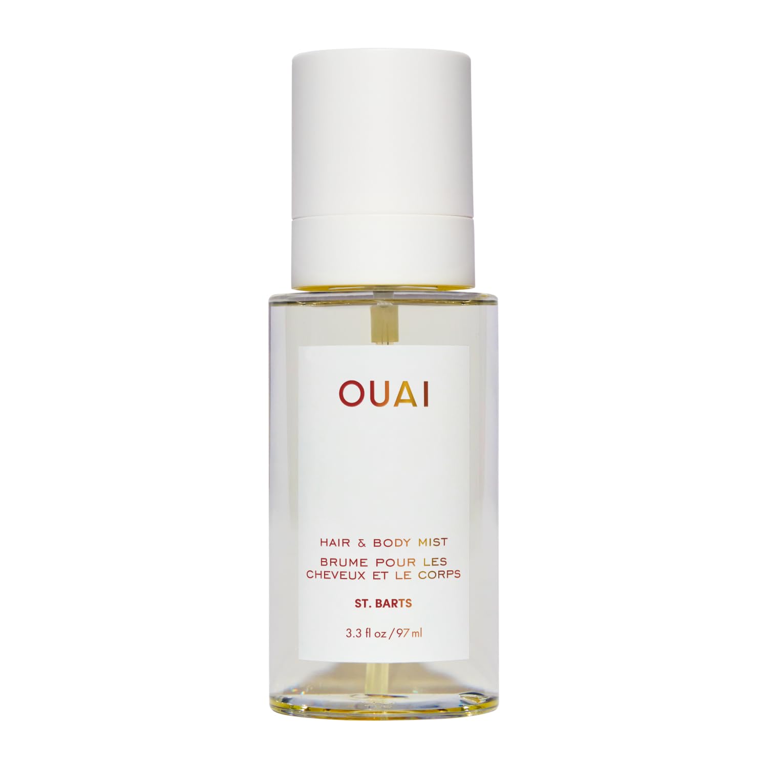 OUAI St. Barts Hair and Body Mist - Tropical-Scented Body Spray (3.3 oz) | Hair Perfume and Body Spray with Notes of Dragonfruit, Orange Blossom, Tuberose & Musk