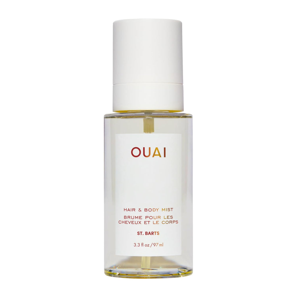 OUAI St. Barts Hair and Body Mist - Tropical-Scented Body Spray (3.3 oz) | Hair Perfume and Body Spray with Notes of Dragonfruit, Orange Blossom, Tuberose & Musk