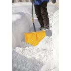 TRUE TEMPER 1603400 Poly Snow Shovel/Pusher with Ergonomic D-Grip Steel Handle, 54-Inch