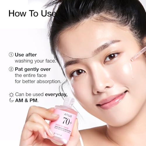 Buy now Anua Peach 70 Niacinamide Serum 30ml / brightening hydrating face serum/daily clean beauty (1.01 fl. oz.) at indiglob india
