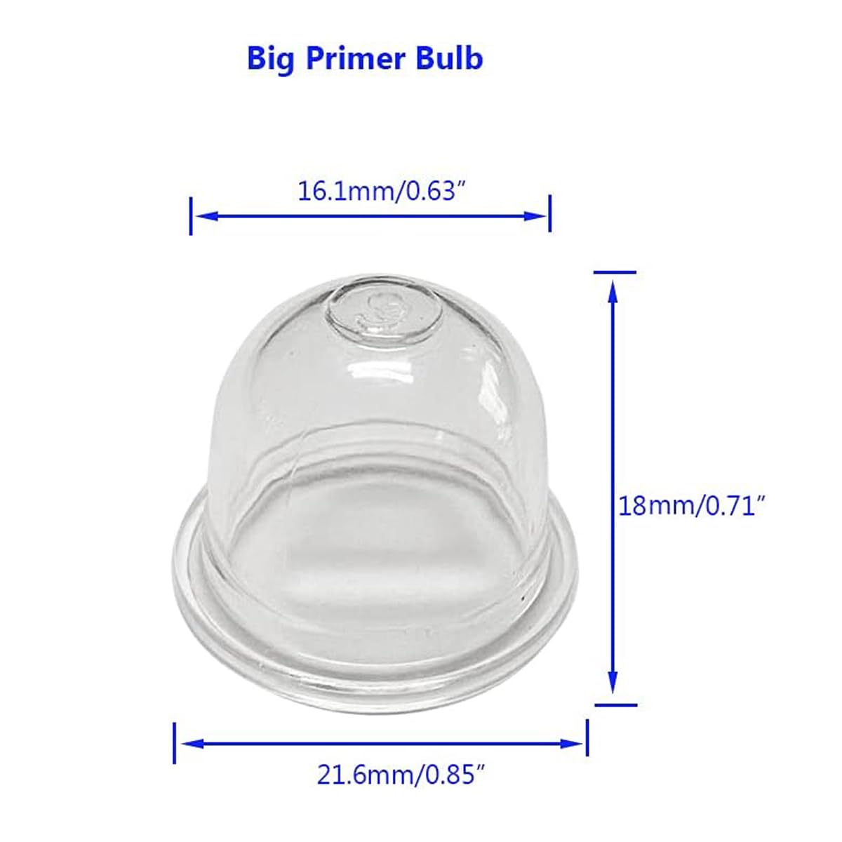 188-12-1 0057003 0057004 Primer Bulb Pump for 2 Cycle Small Engine String Trimmer Weed Eater Chainsaw Leaf Blower Replace Zama188-12-1 0057003 0057004 Echo 12538108660 12318140630