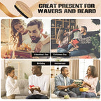 Buy now Wave Brush for Men - Beech Wood & Black Boar Bristle Brush for Cultivating Beards, Hair Waves, and Wolfing at indiglob india