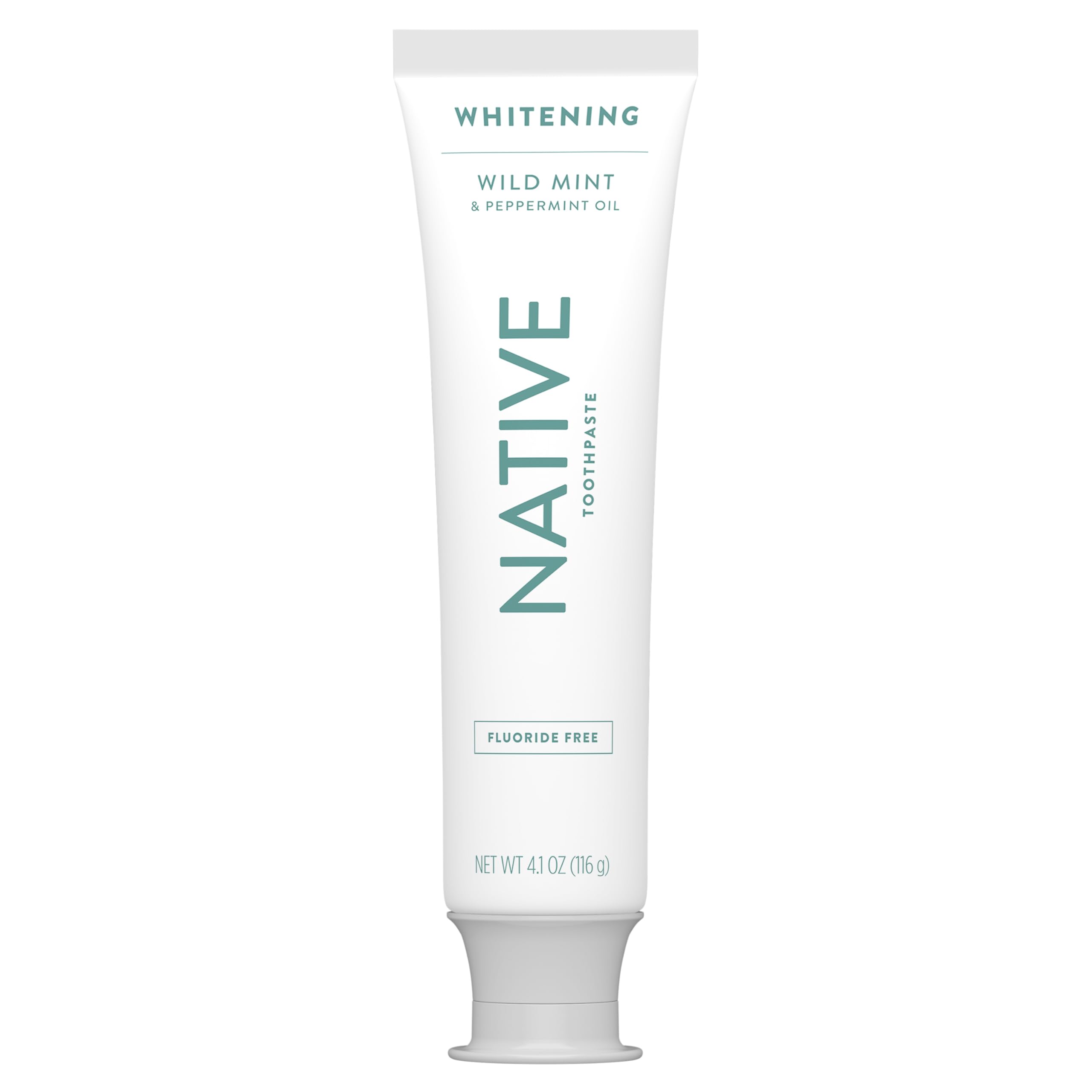 Buy now Native Fluoride Free Toothpaste, Whitening - for Adult, Kids 2+ Oral Care - Wild Mint & Peppermint Oil Flavor, 4.1oz (Pack of 3) at indiglob india