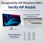 Buy now VIVO Quick Attach VESA Adapter Designed for HP Monitors 27er, 27es, 27ea, 25er, 25es, 24ea, 24es, 23er, 23es, 22er, 22es, 22f, 23f, 24f, 25f, 27f, 27fw VESA 75x75m and 100x100mm, MOUNT-HP27ER at indiglob india