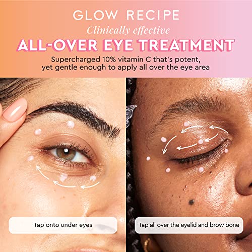 Buy now Glow Recipe Guava Vitamin C Brightening Eye Gel - Niacinamide, Peptides & Green Caffeine Gentle Under Eye Cream for Dark Circles, Puffiness & Bags - Lightweight, Hydrating, Firming - Makeup Prep, 15ml at indiglob india