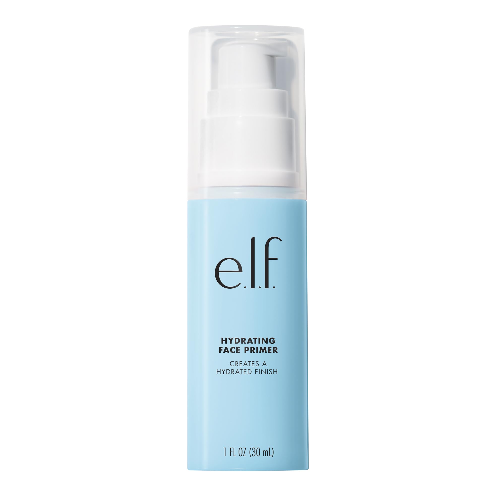 e.l.f. Hydrating Face Primer, Moisturizing Makeup Base, Smooths Pores & Fine Lines, Long-Lasting Wear, Preps Skin for Foundation Application, Large