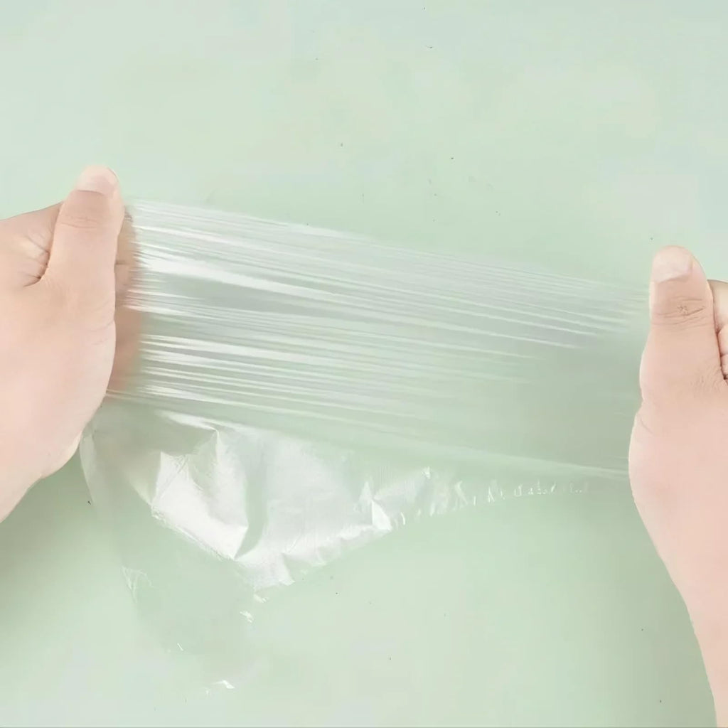 400-Pack Disposable Plastic Foot Covers for Feet – Leak-Proof Paraffin Wax Bath Liners, Moisturizing Socks for Pedicure, Spa, Cracked Heel Care & Shoe Trials (Includes Stickers for Secure Fit)