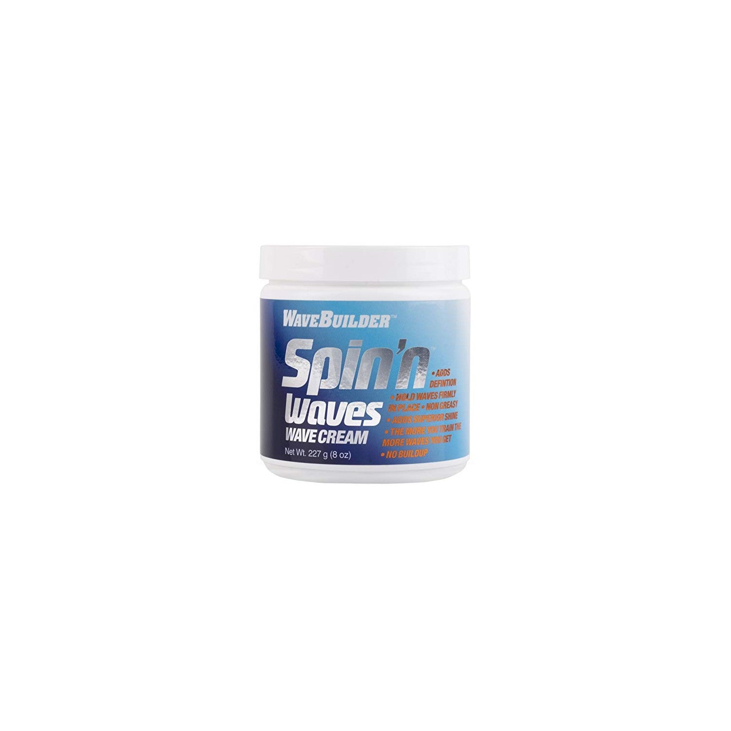 Buy now WaveBuilder Spin'n Waves Wave Cream | Non Greasy Adds Superior Shine on Hair, 8 oz at indiglob india