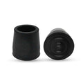 Gadgetime USA - Durable Cane Walker Tips - (Pack of 2) - 1" inch with Metal Insert for Enhanced Stability - Non-Slip, Shock-Absorbing Rubber Replacement for Safety & Comfort.
