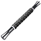 Buy now Muscle Roller Massage Roller Stick- Deep Tissue Fascia Blaster for Myofascial Pain Relief, Lymphatic Drainage & Body Sculpting, Handheld Physical Therapy & Recovery Tool (Black White-24 inch) at indiglob india