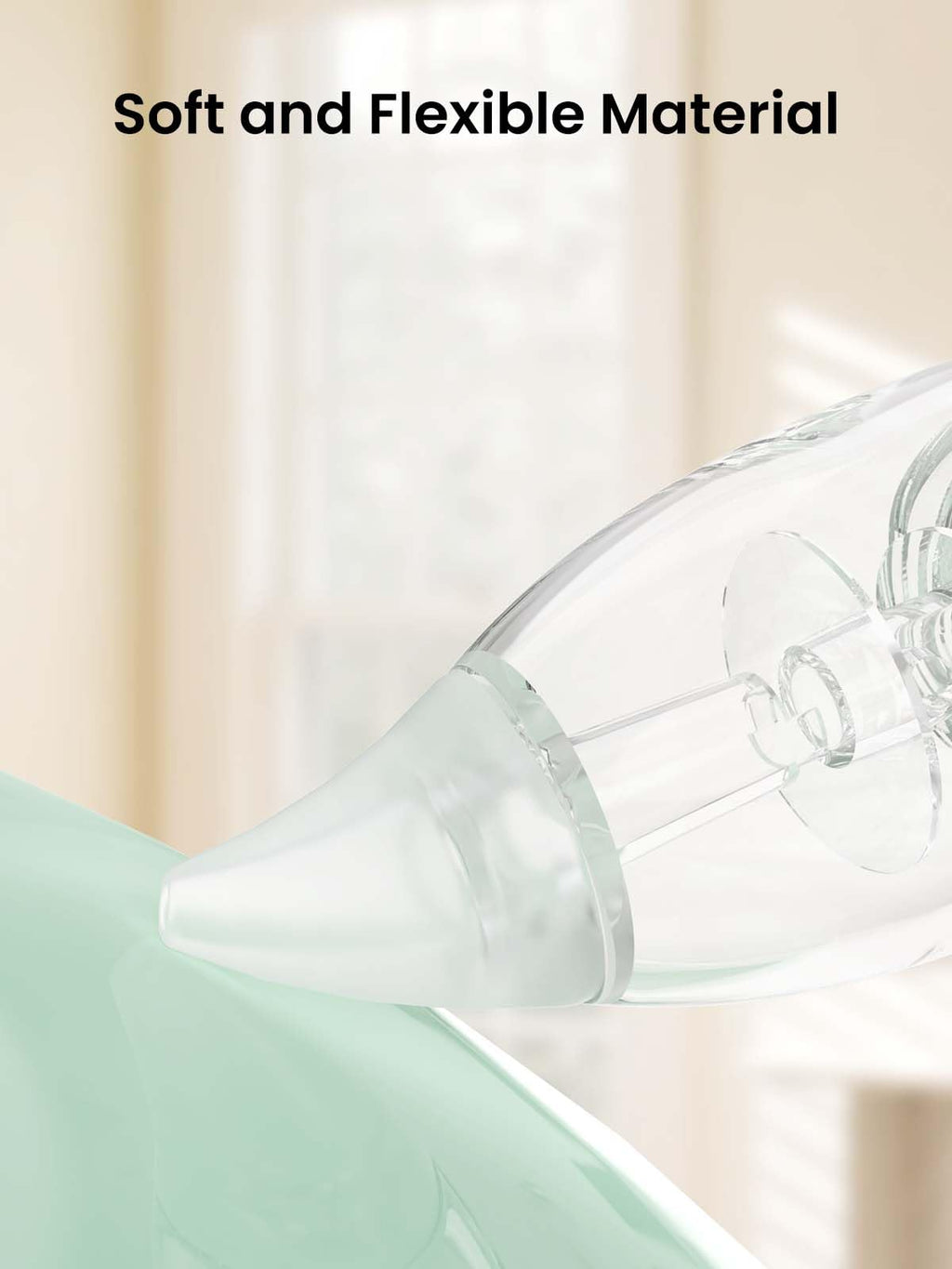 GROWNSY Official Upgraded Larger Suction Chamber and 3Pcs Silicone Tips for GROWNSY Nasal Aspirator, Nose Sucker Replacement Kit