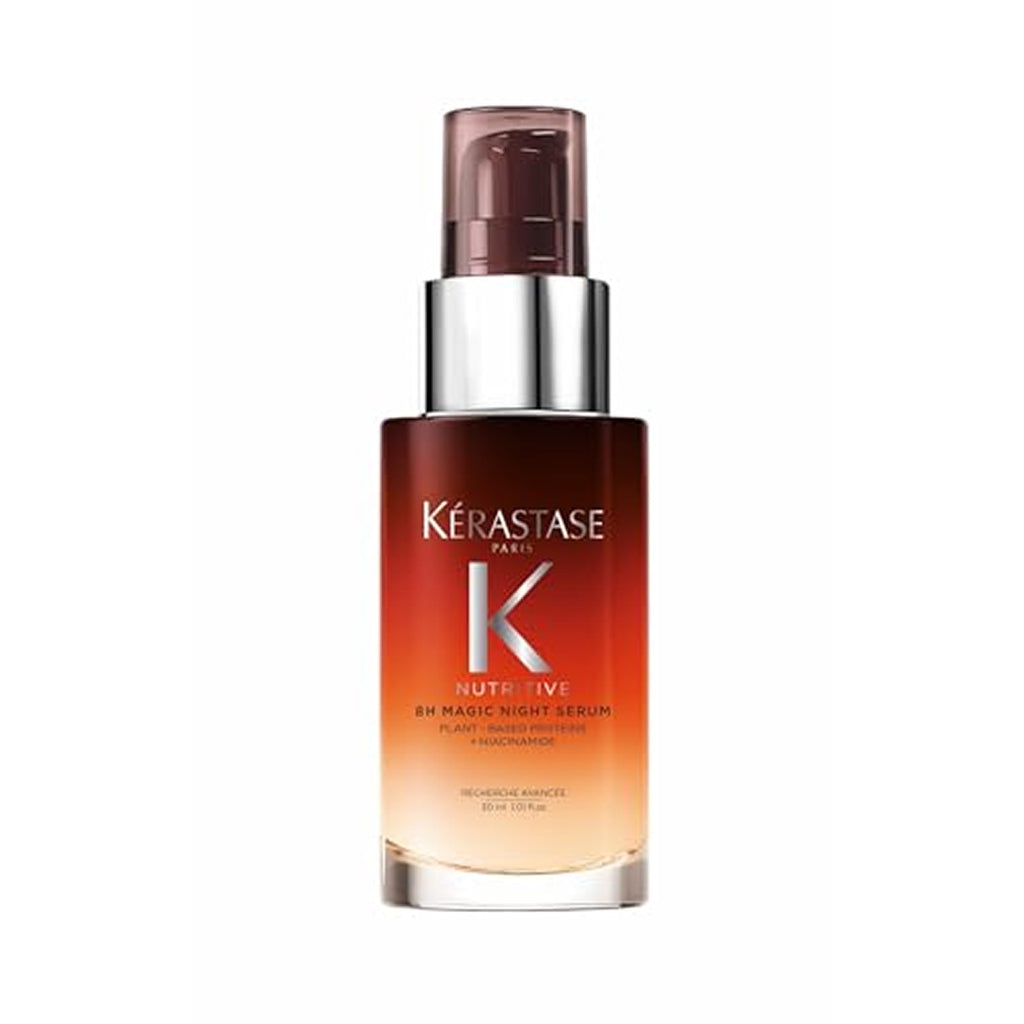 Kerastase Nutritive 8H Magic Night Serum - Overnight Treatment for Dry Hair, Enhances Shine, Nourishes and Reduces Frizz, With Plant-Based Proteins, For All Hair Types
