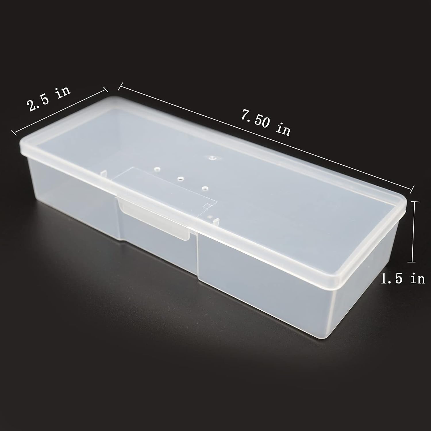 Buy now Clear Manicure Tool Box, Personal Nail Box Storage Case for Organizing, Plastic Nail Tool Box for Manicure Pedicure Kit (4pcs) at indiglob india