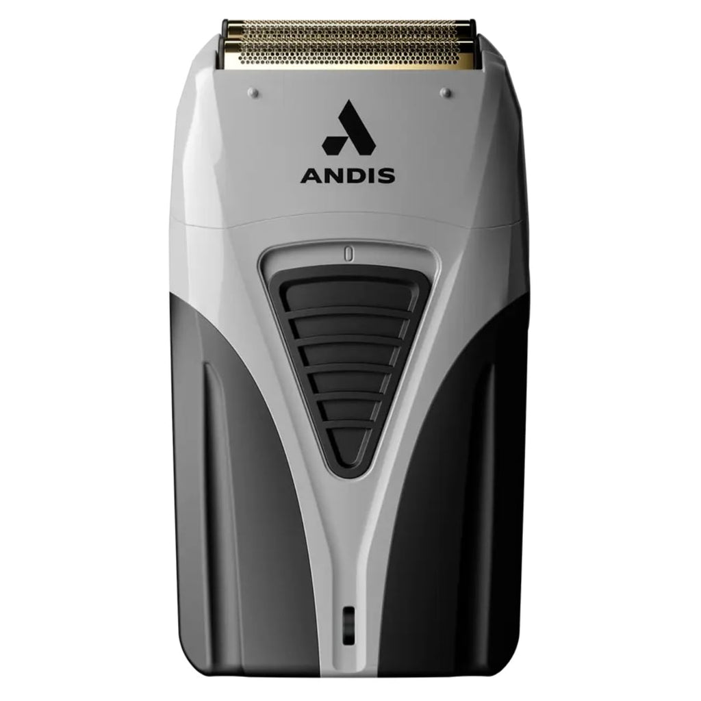 Andis TS-1 17235 Pro Foil Lithium Titanium Foil Shaver, Gray | Cord/Cordless, Smooth Shaving Cordless Shaver with Charger