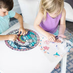 Buy now Melissa & Doug Stained Glass Made Easy Craft Kit: Dolphins - 180+ Stickers at indiglob india