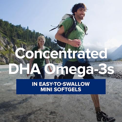 Buy now GNC Triple Strength DHA 1000 Mini Omega 3 Supplement, 1000mg, Ultra Concentrated, High Potency, Supports Brain Development and Healthy Vision, Burpless, 90 Mini Softgels, 45 SVG, 45 Day Supply at indiglob india