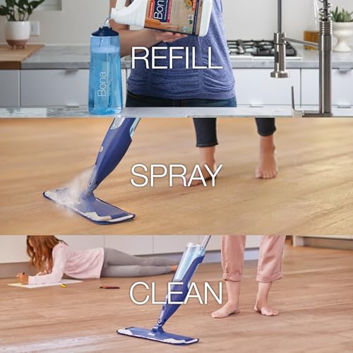 Buy now Bona Hardwood Floor Cleaner Refill - 64 fl oz - Cedar Wood - Refill Spray Mops and Spray Bottles - Residue-Free Floor Cleaning Solution for Hardwood Floors at indiglob india