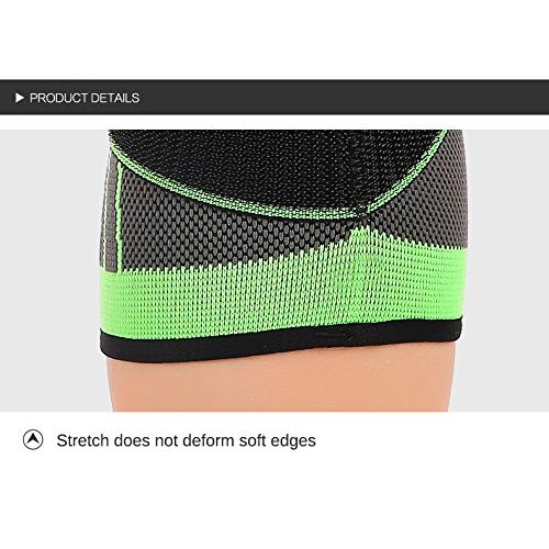 Buy now Knee Sleeve, Knee Pads Compression Fit Support -for Joint Pain and Arthritis Relief, Improved Circulation Compression - Wear Anywhere - Single (XXL) at indiglob india
