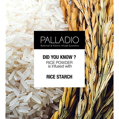 Buy now Palladio Rice Powder, Natural, Loose Setting Powder, Absorbs Oil, Leaves Face Looking and Feeling Smooth, Helps Makeup Last Longer For a Flawless, Fresh Look at indiglob india