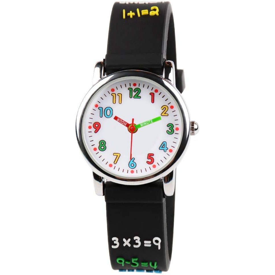 Buy now Venhoo Kids Watches 3D Cute Cartoon Waterproof Silicone Children Toddler Wrist Watches Time Teacher Gifts for 3-10 Ages Boys Little Child-Universe… Black at indiglob india