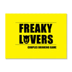 Couple Drinking Game for Date Night to Test Your Freak, Fun Couple Game for Romantic Anniversary & Valentines Birthdays Gift (Freaky Lovers)
