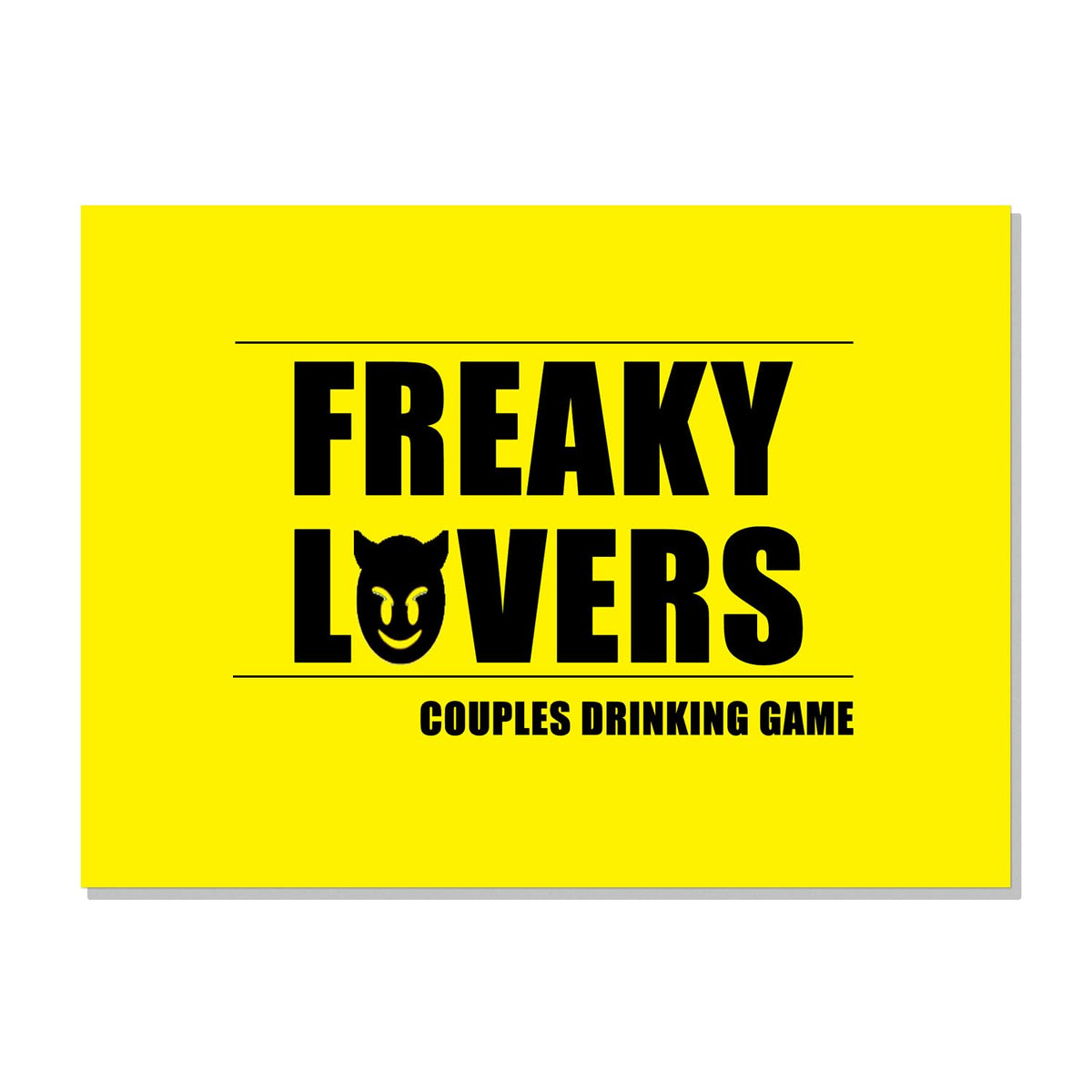 Couple Drinking Game for Date Night to Test Your Freak, Fun Couple Game for Romantic Anniversary & Valentines Birthdays Gift (Freaky Lovers)