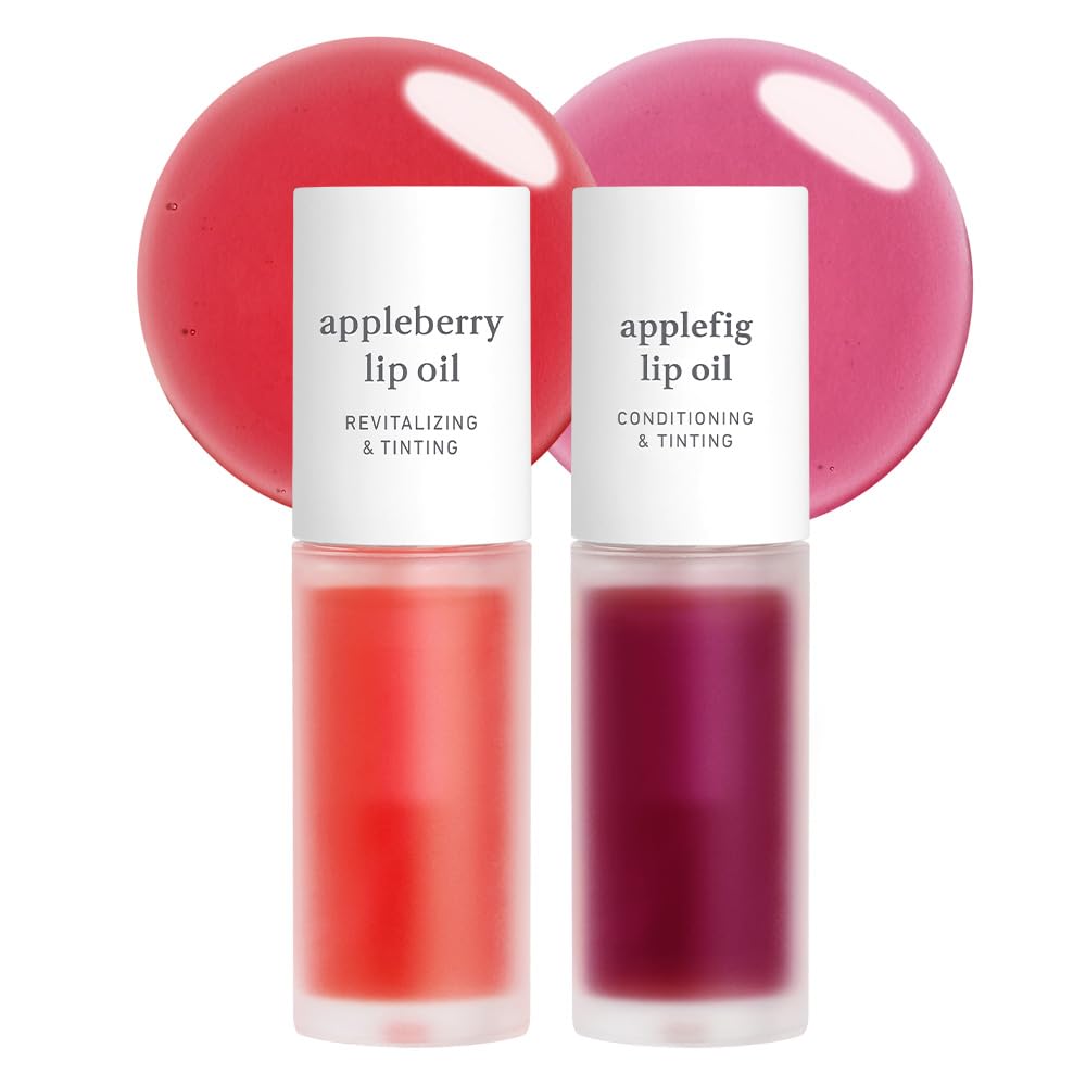 Buy now NOONI Korean Lip Oil - Appleberry | Long-Lasting, Moisturizing, Plumping, Revitalizing for Dry Lips, Waterproof, No Peel Off, Hydrating, Nourishing Crystal Clear, Stocking Stuffers, 0.12 FL Oz at indiglob india