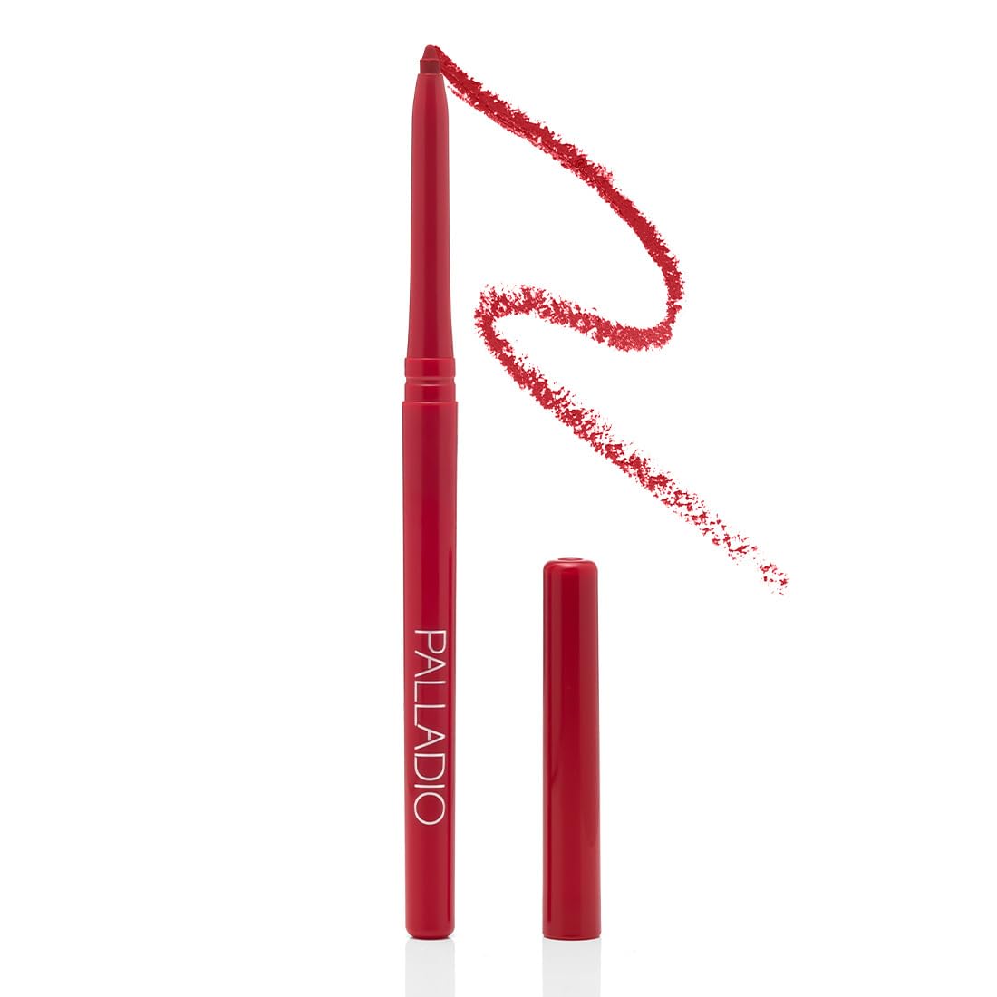 Buy now Palladio, Retractable Waterproof Lip Liner High Pigmented and Creamy Color Slim Twist Up Smudge Proof Formula with Long Lasting All Day Wear No Sharpener Required, Raspberry Red Rose at indiglob india