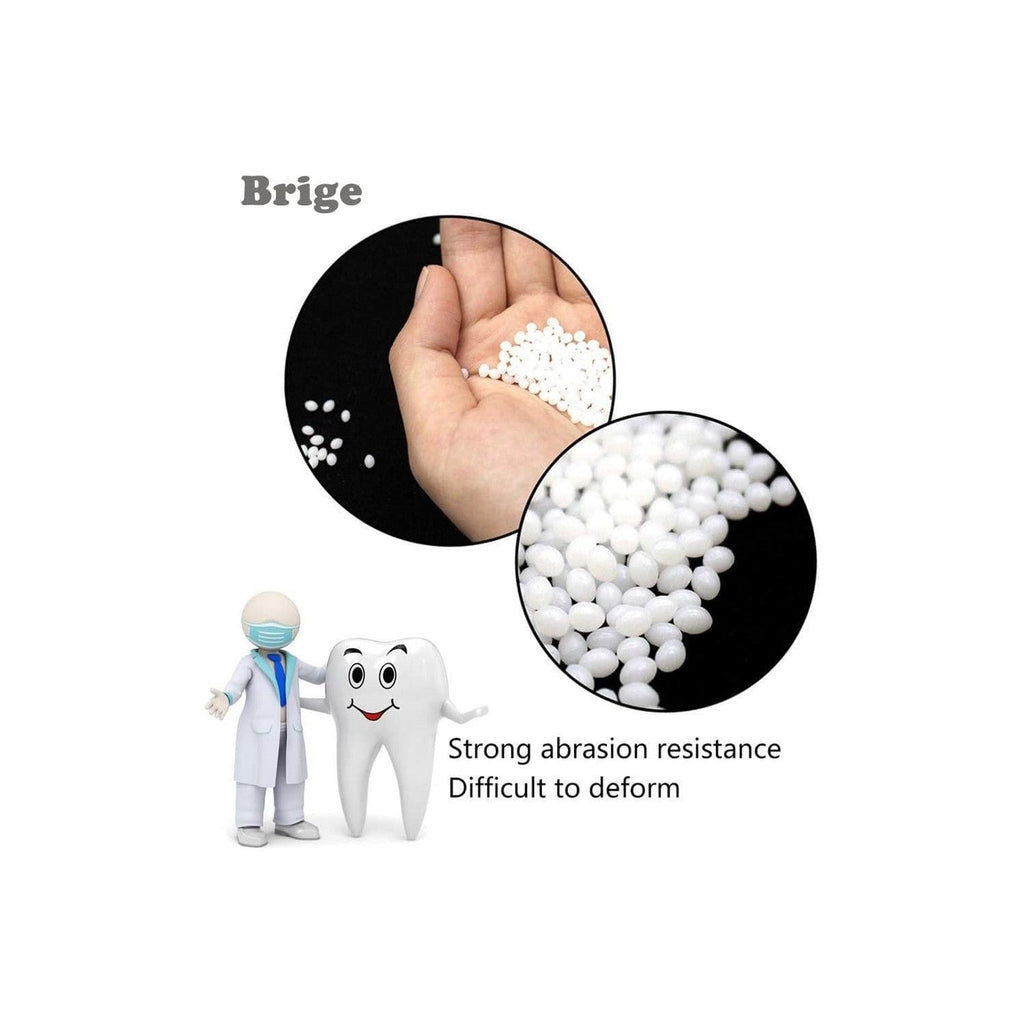 Buy now Tooth Repair Kit-Thermal Beads for Filling Fix The Missing and Broken Tooth or Adhesive The Denture Fake Teeth at indiglob india