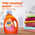 Buy now Tide Plus Boost of Ultra Downy Liquid Laundry Detergent, April Fresh Scent, 84 fl oz, 59 Loads, Laundry Detergent Liquid with Long-Lasting Freshness at indiglob india