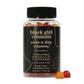 Black Girl Vitamins Once a Day - Womens Multivitamin Gummy - Vitamin A, B, C, E and Zinc. Multivitamin for Women, Immune Support. Vegan, Gluten-Free. Made in The USA (30 Day Supply, Strawberry)