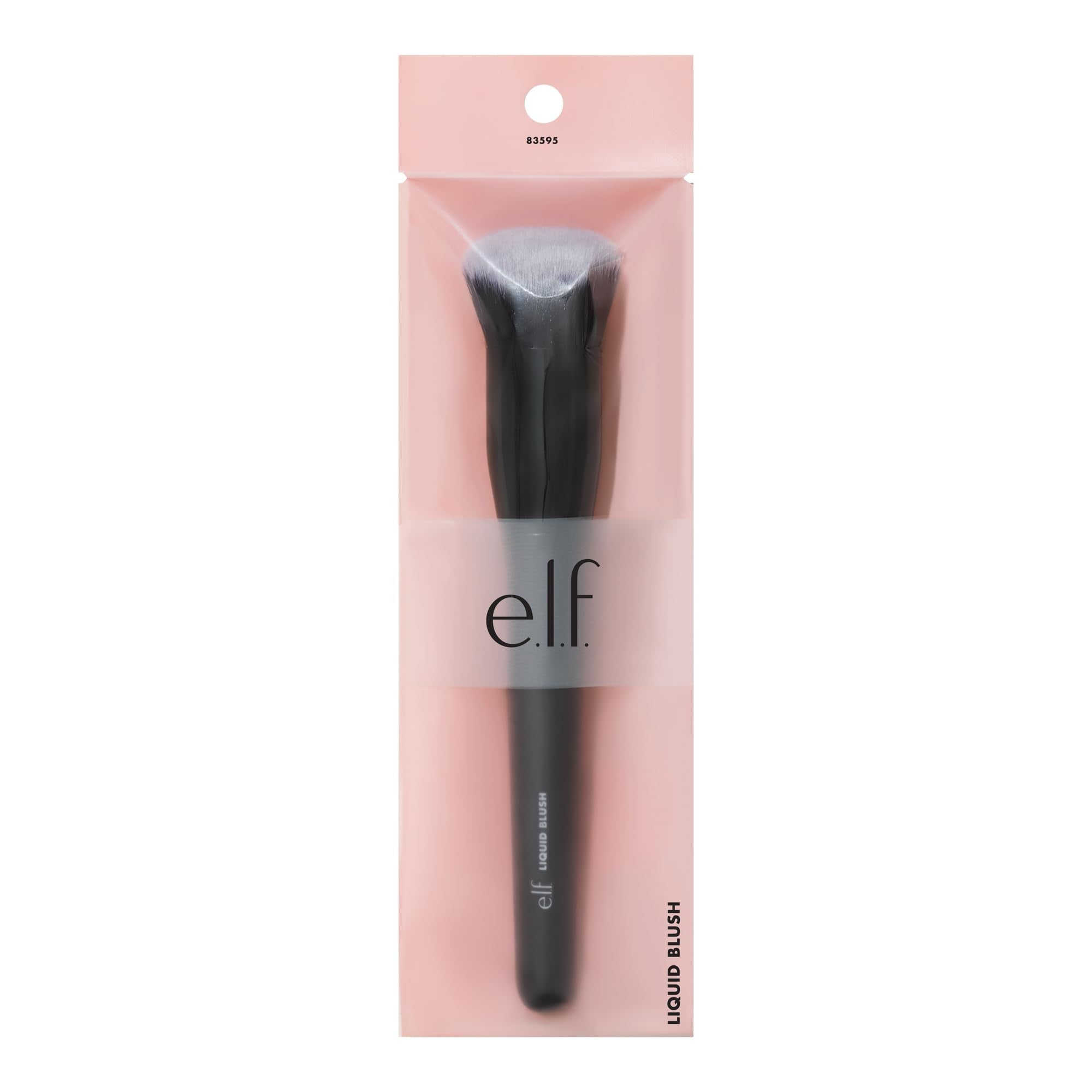 e.l.f. Camo Liquid Blush Brush | Angled Blush Brush Ideal For Applying & Blending Colors On Cheeks, Soft, Dense Bristles, Vegan & Cruelty-free